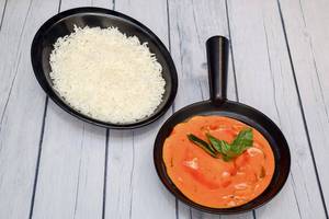 Veg Thai Curry with Steam Rice