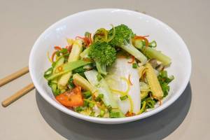 Stir Fried Exotic Vegetables Dry