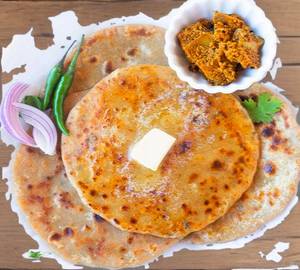 Aloo Paratha with Onion