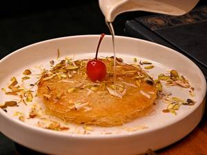 Oven Baked Cream Cheese Kunafa