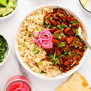 Rajma Brown Rice Meal