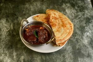 Laccha Paratha (2pcs) + Mutton Kasha (2pcs)