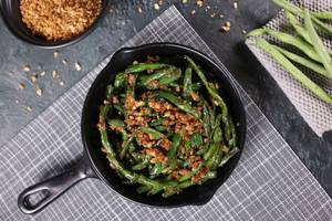 French Beans Burnt Garlic