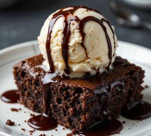 Brownie With Ice-Cream
