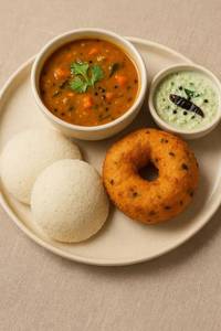 Idli Vada Sambar [Single Pc Each]