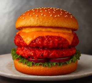 Chilli Garlic Cheese Burger