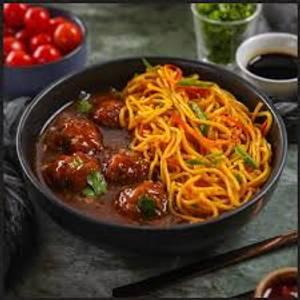 Noodles with manchurian Combo