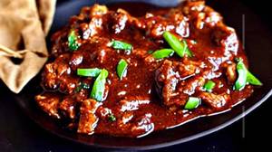 Chilli pork gravy