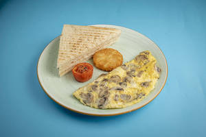 Mushroom & Cheese Omelette