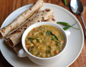 Chapati & Veg Curry