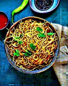 Paneer noodles