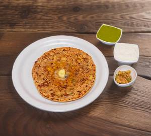 Aloo Paratha 2 Pcs With Dahi