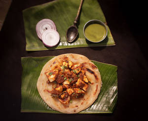 Egg Chettinad Personal Wrap Meal