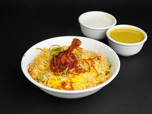 Zafrani Chicken Lollipop Dum Biryani Single