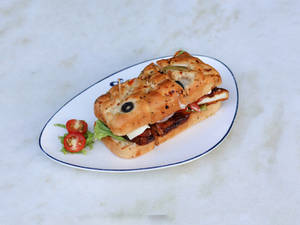 Korean Spicy Paneer Focaccia