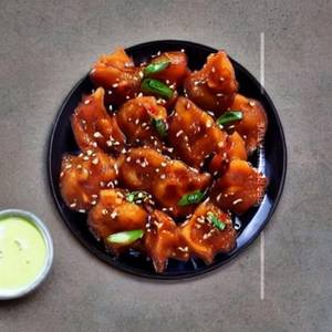 Chilli Potato Shots In Hot Garlic Sauce