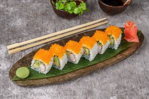 California Rolls With Crab Stick And Avocado
