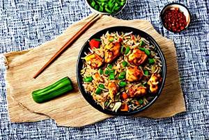Chilli Garlic Chicken Fried Rice