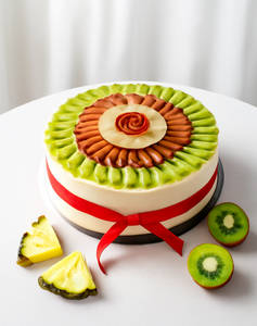 1/2 Kg Mixed Fresh Fruit Cheesecake