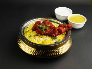 Zafrani Chicken Full Joint Biryani Plate