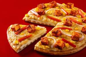 Double Cheese Tandoori Paneer Tikka Medium Pizza.