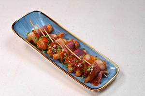 Bacon Wrapped Prawns