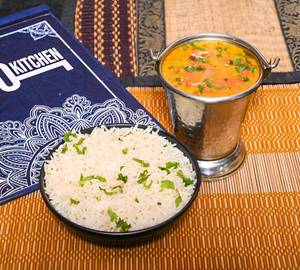 Dal Makhani With Steamed Rice Combo