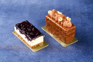 Blueberry Cheesecake Pastry + Rocher Rhapsody Pastry