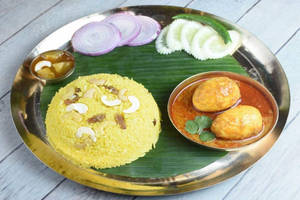 Pulao With Egg Combo