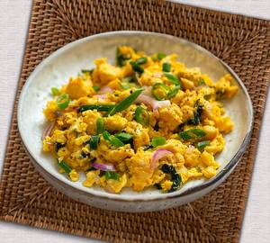 Egg white burji
