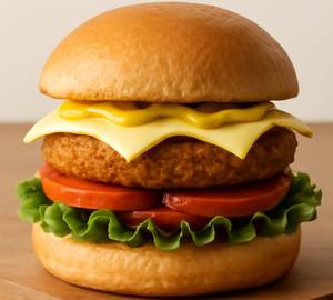 Jain Double Cheese Burger