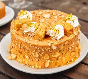 Eggless Kalakand Special Round Cake 500 Grams