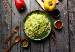 Lemon Corriander Fried Rice Veg
