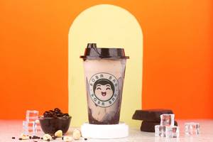 Nutty Hazelnut Crack Bubble Tea
