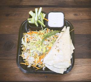 Plate Shawarma With Rumali