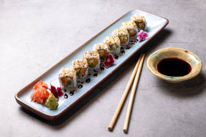 Veg Tempura Sushi Roll