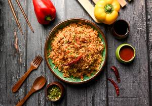 Veg Schezwan Fried Rice