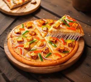 Schgwan paneer pizza