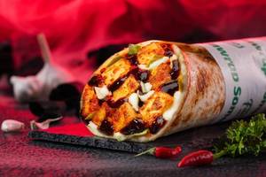 Smoky BBQ Paneer Shawarma