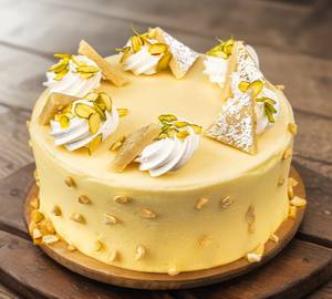 Eggless Kaju Katali Special Round Cake 500 Grams