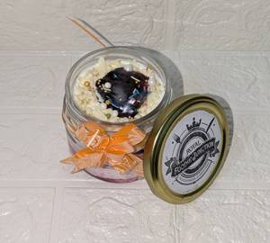 White Chocolate Blueberry Mousse Jar