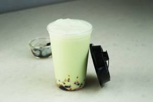 Green Melon Milk Bubble Tea