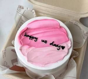 Pink Ombre Bliss Eggless Vanilla Bento Mini Cake [250 G]