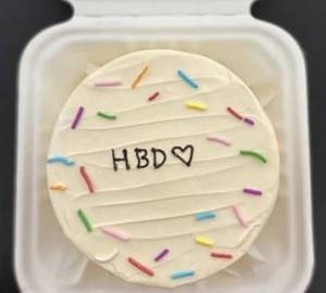 Eggless Vanilla Tiny Birthday Delight [250 G]