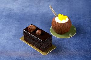 Pina Coco Craze Pastry + Choco Truffle Pastry