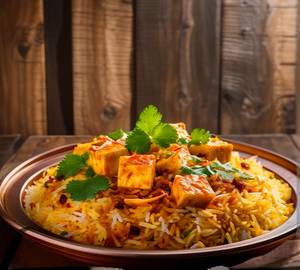 Paneer Biryani[700 Gram] With Raitha