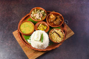 Durga Puja Special Mutton Thali