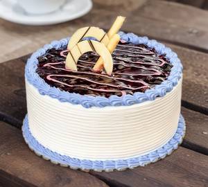 Eggless Blueberry Cake Round 500 Grams