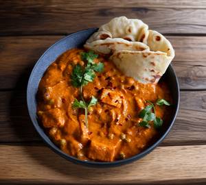 4 Chapati with Paneer Curry