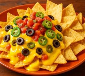 Jain Cheesy Nachos